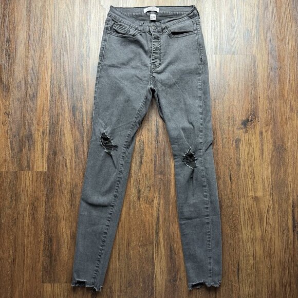 Judy Blue Denim - Judy Blue skinny fit jeans Women Size 7/28 mid rise distressed whiskered